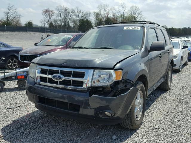 1FMCU03G39KD11798 - 2009 FORD ESCAPE XLT GRAY photo 2