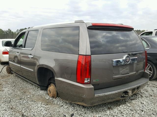 1GYS4JEF9BR160337 - 2011 CADILLAC ESCALADE E BROWN photo 3