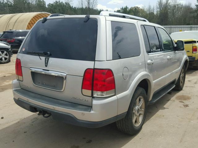 5LMEU88H33ZJ34495 - 2003 LINCOLN AVIATOR SILVER photo 4