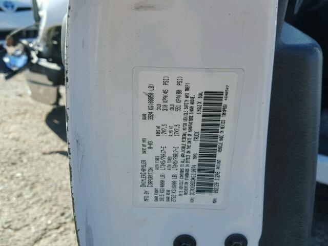 3D7KA26D34G110074 - 2004 DODGE RAM 2500 S WHITE photo 10