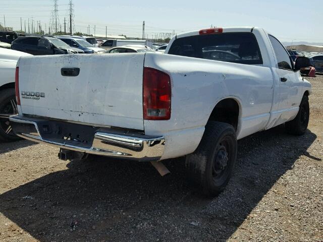 3D7KA26D34G110074 - 2004 DODGE RAM 2500 S WHITE photo 4