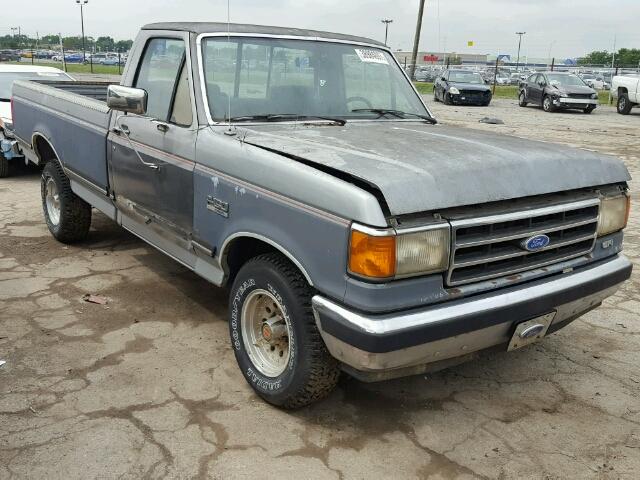 1FTEF15NXMLA77350 - 1991 FORD F150 GRAY photo 1