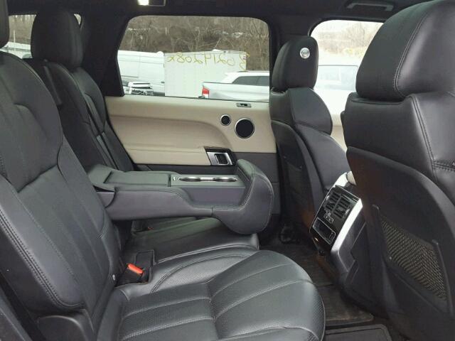 SALWR2KF9GA561579 - 2016 LAND ROVER RANGE ROVE SILVER photo 6