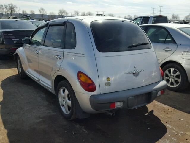 3C4FY58B82T353453 - 2002 CHRYSLER PT CRUISER SILVER photo 3