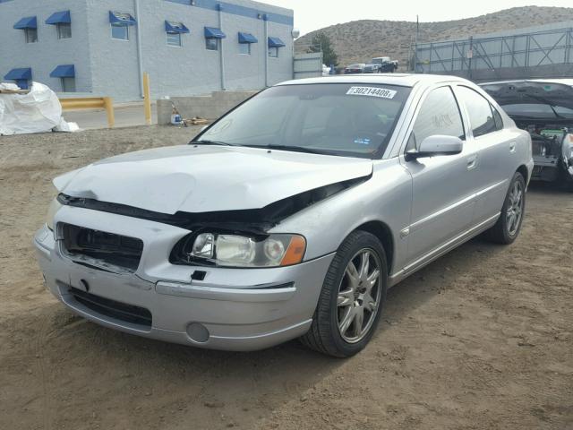 YV1RS592262523630 - 2006 VOLVO S60 2.5T SILVER photo 2
