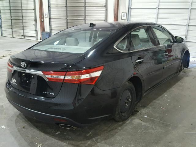 4T1BK1EB9FU138815 - 2015 TOYOTA AVALON XLE BLACK photo 4