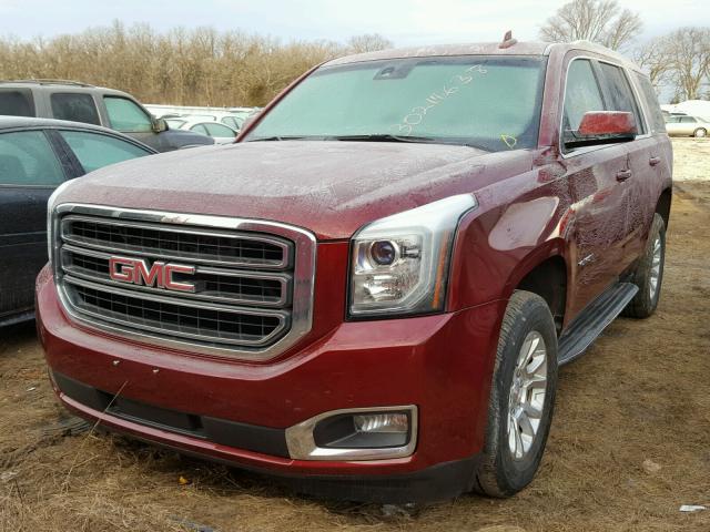 1GKS2BKC9GR161754 - 2016 GMC YUKON SLT MAROON photo 2