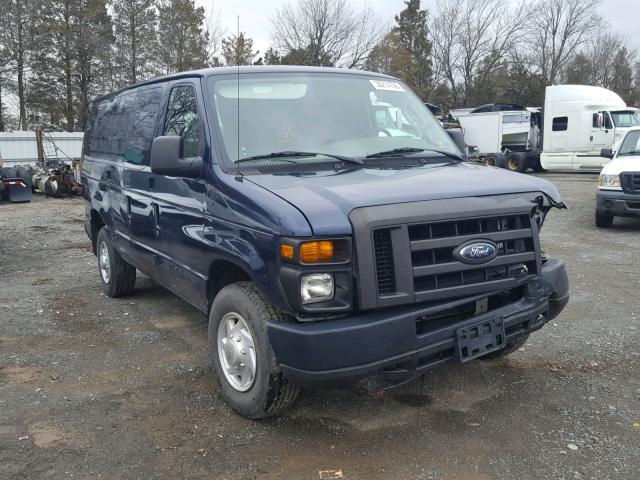 1FTSE34L58DB18128 - 2008 FORD ECONOLINE BLUE photo 1