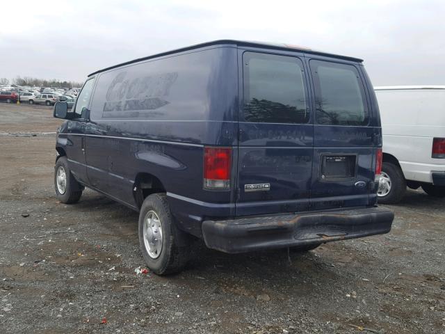 1FTSE34L58DB18128 - 2008 FORD ECONOLINE BLUE photo 3