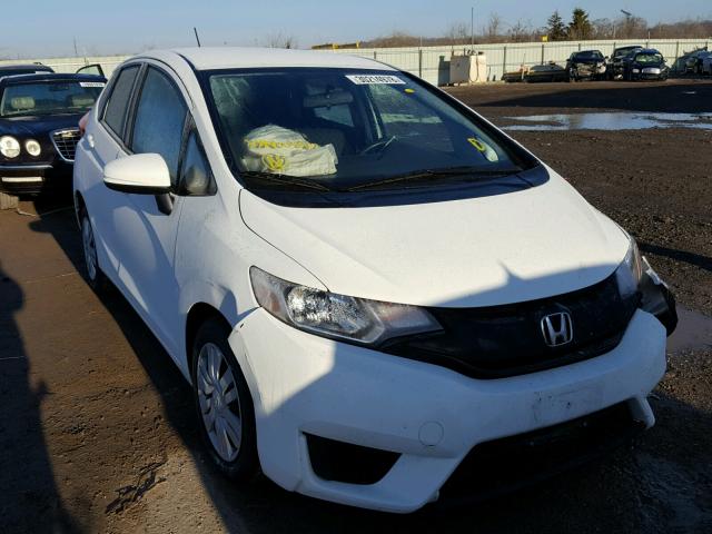 JHMGK5H56GX005967 - 2016 HONDA FIT LX WHITE photo 1