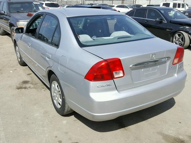 2HGES26892H508783 - 2002 HONDA CIVIC EX SILVER photo 3