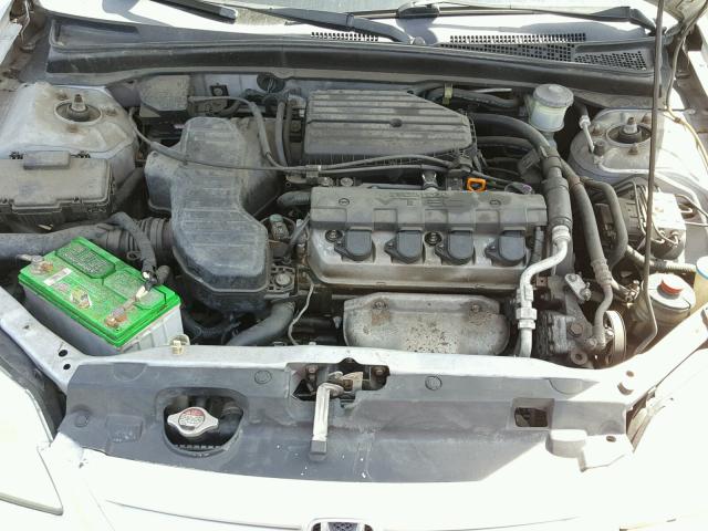 2HGES26892H508783 - 2002 HONDA CIVIC EX SILVER photo 7