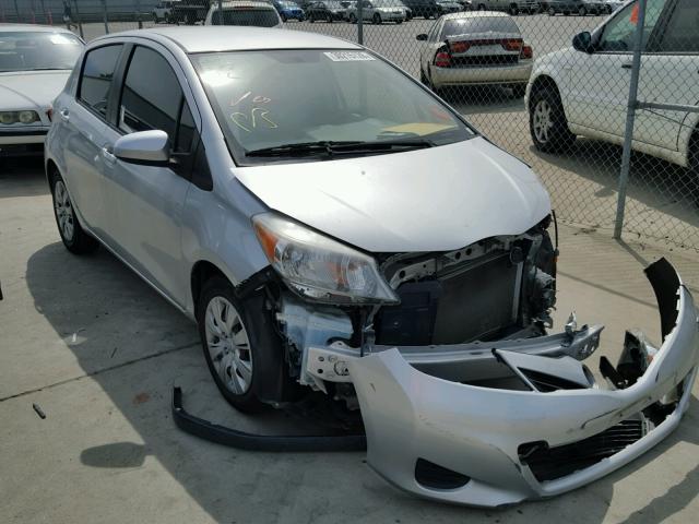 JTDKTUD35DD544245 - 2013 TOYOTA YARIS SILVER photo 1