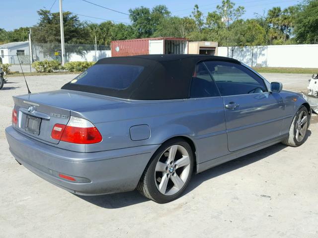 WBABW33426PX85075 - 2006 BMW 325 CI SILVER photo 4