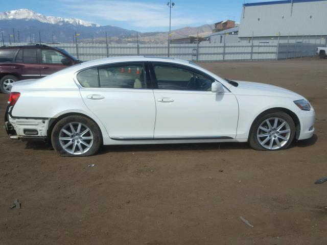 JTHCH96S560003194 - 2006 LEXUS GS GENERAT WHITE photo 9