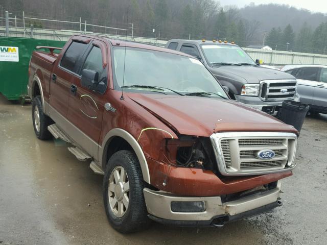 1FTPW14525KE67182 - 2005 FORD F150 SUPER MAROON photo 1