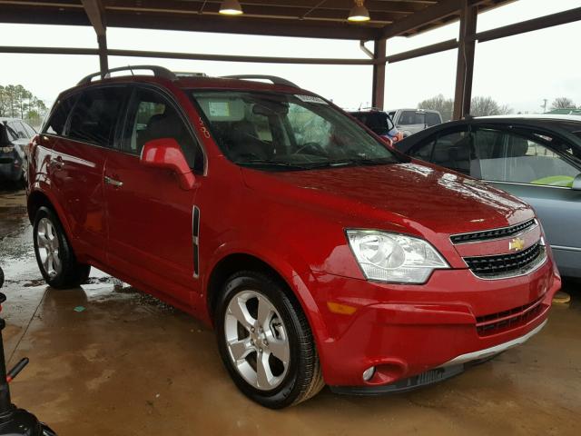 3GNAL4EK6ES672536 - 2014 CHEVROLET CAPTIVA LT RED photo 1