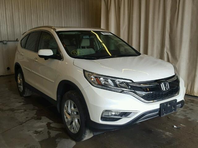 5J6RM4H74FL034934 - 2015 HONDA CR-V EX-L WHITE photo 1