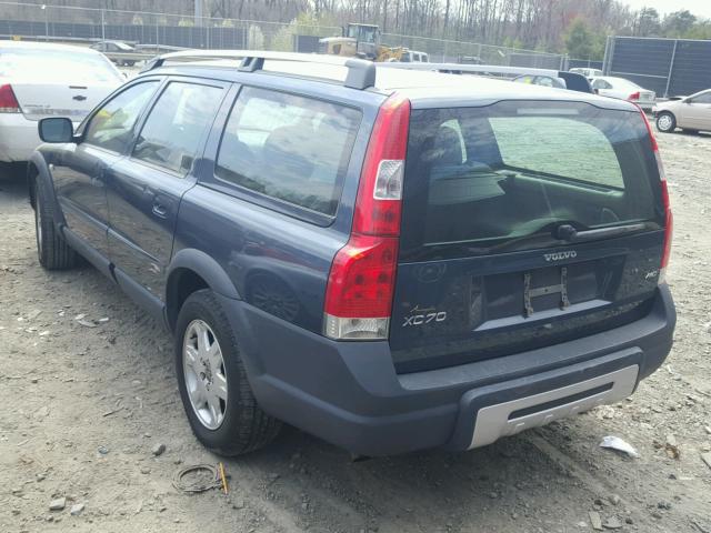 YV1SZ592X51181216 - 2005 VOLVO XC70 BLUE photo 3