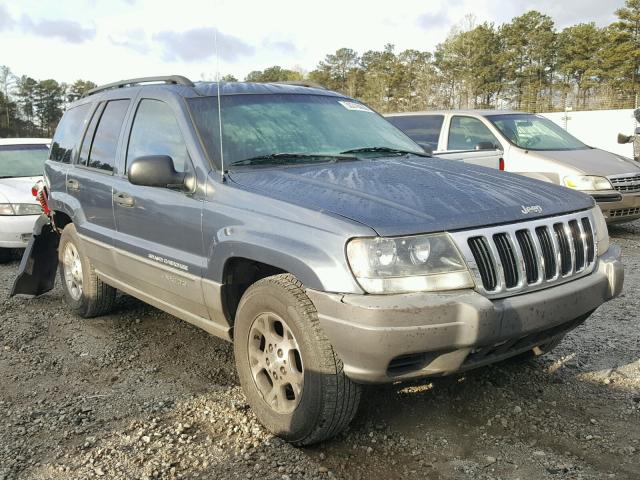 1J4GX48S92C265454 - 2002 JEEP GRAND CHER BLUE photo 1