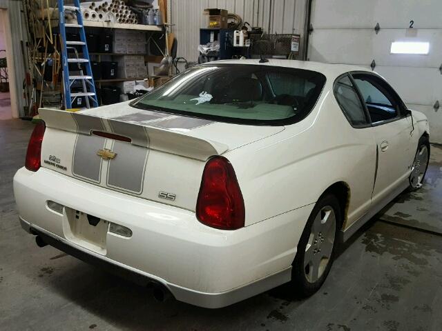 2G1WL15CX79161295 - 2007 CHEVROLET MONTE CARL WHITE photo 4