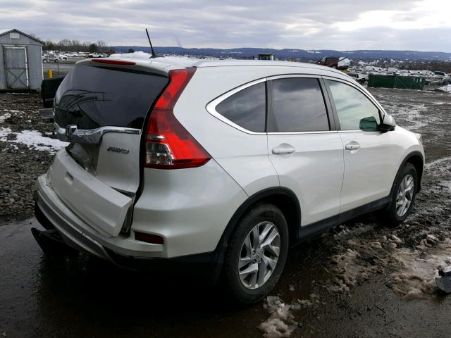 5J6RM4H75FL099579 - 2015 HONDA CR-V EXL WHITE photo 4