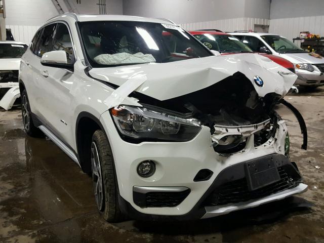 WBXHT3C30H5F82834 - 2017 BMW X1 XDRIVE2 WHITE photo 1