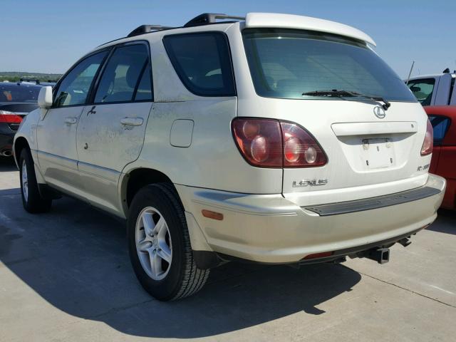 JT6HF10U3X0094399 - 1999 LEXUS RX 300 WHITE photo 3