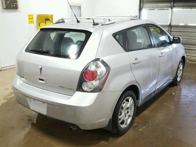 5Y2SM67019Z424091 - 2009 PONTIAC VIBE SILVER photo 4