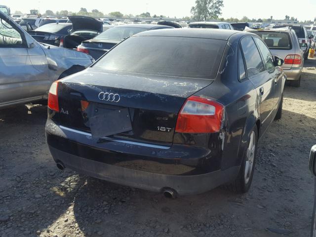 WAULC68E73A110224 - 2003 AUDI A4 1.8T QU BLACK photo 4