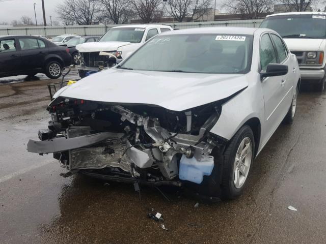 1G11B5SL1FU150678 - 2015 CHEVROLET MALIBU LS ნაცრისფერი ფოტო 2