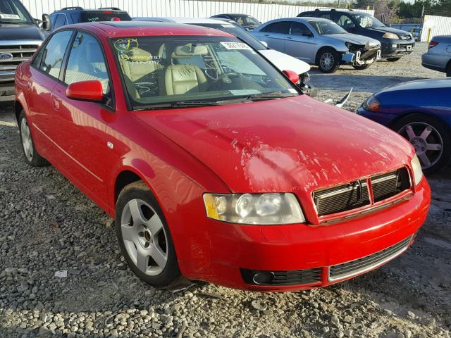 WAUJC68E14A163977 - 2004 AUDI A4 1.8T RED photo 1