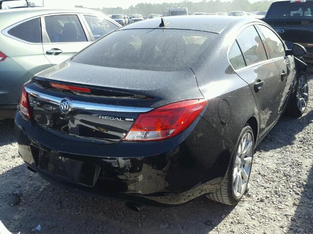 2G4G15GV6B9194287 - 2011 BUICK REGAL CXL BLACK photo 4