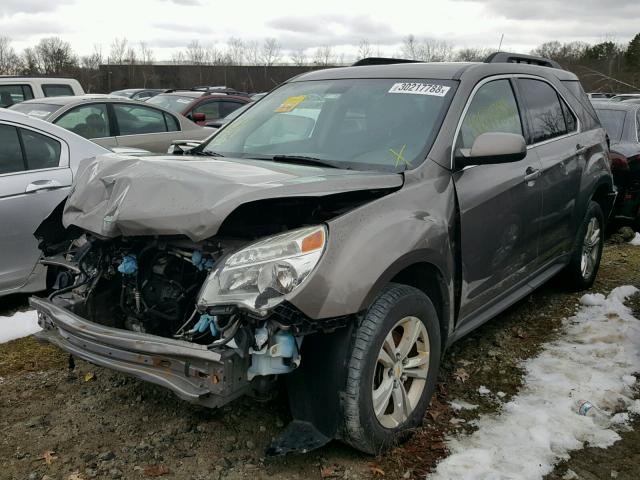 2CNFLEEC2B6436565 - 2011 CHEVROLET EQUINOX LT GRAY photo 2