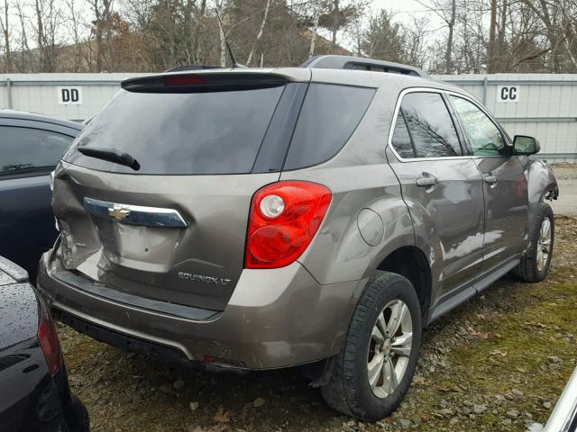 2CNFLEEC2B6436565 - 2011 CHEVROLET EQUINOX LT GRAY photo 4