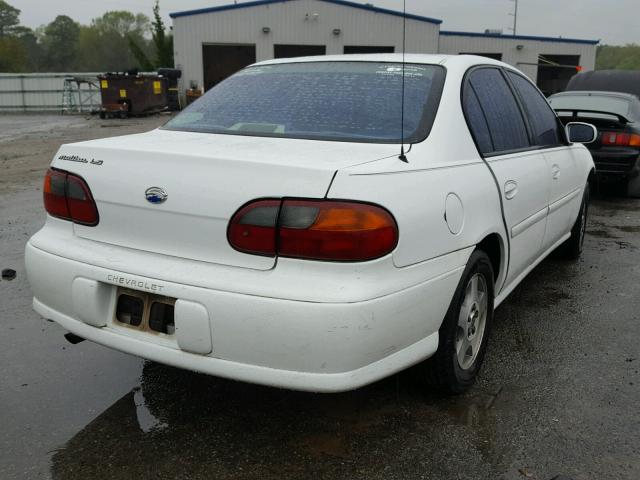 1G1NE52J93M518625 - 2003 CHEVROLET MALIBU LS თეთრი ფოტო 4