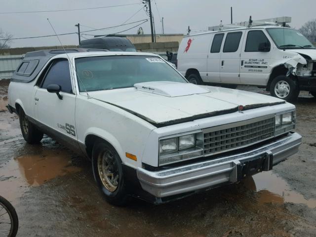 1GCCW80H9CR131556 - 1982 CHEVROLET EL CAMINO WHITE photo 1