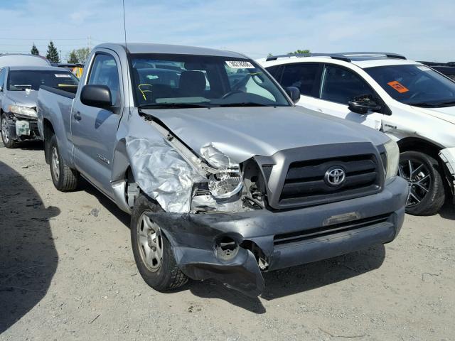 5TENX22N56Z166951 - 2006 TOYOTA TACOMA SILVER photo 1