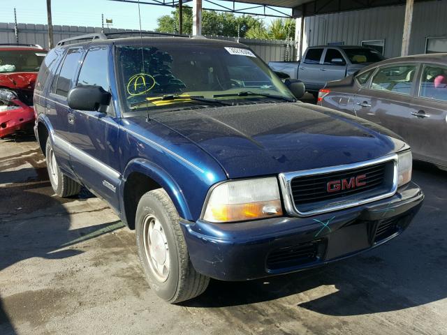 1GKCS13W0Y2127364 - 2000 GMC JIMMY BLUE photo 1