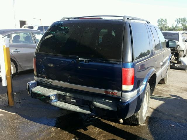 1GKCS13W0Y2127364 - 2000 GMC JIMMY BLUE photo 4