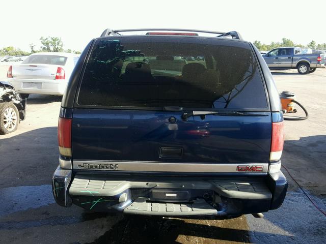 1GKCS13W0Y2127364 - 2000 GMC JIMMY BLUE photo 9