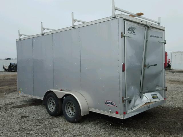 5JX1E1628EE195883 - 2014 ARNES TRAILER SILVER photo 3