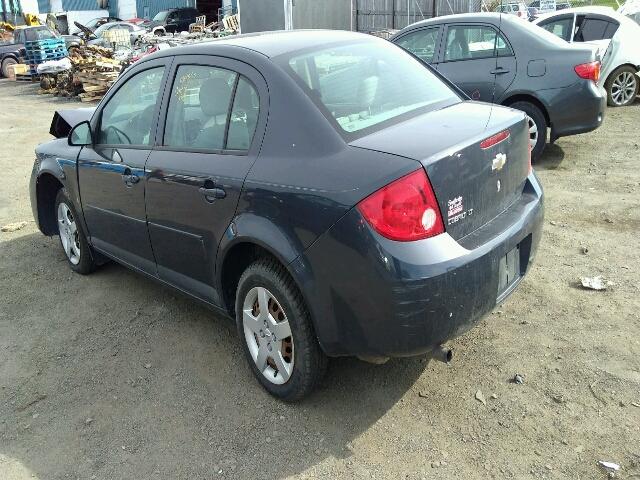 1G1AL55F287211427 - 2008 CHEVROLET COBALT LT GRAY photo 3