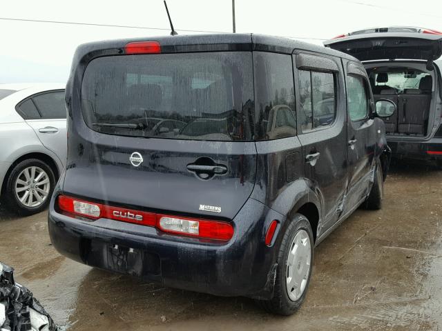 JN8AZ2KRXAT168010 - 2010 NISSAN CUBE BASE BLACK photo 4