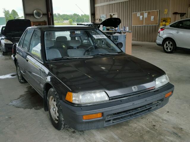 1HGED3647ML078920 - 1991 HONDA CIVIC DX BLACK photo 1