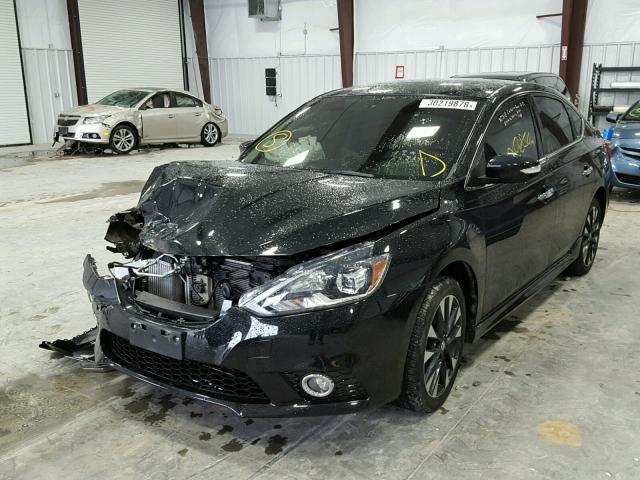 3N1CB7AP7HY215178 - 2017 NISSAN SENTRA SR BLACK photo 2