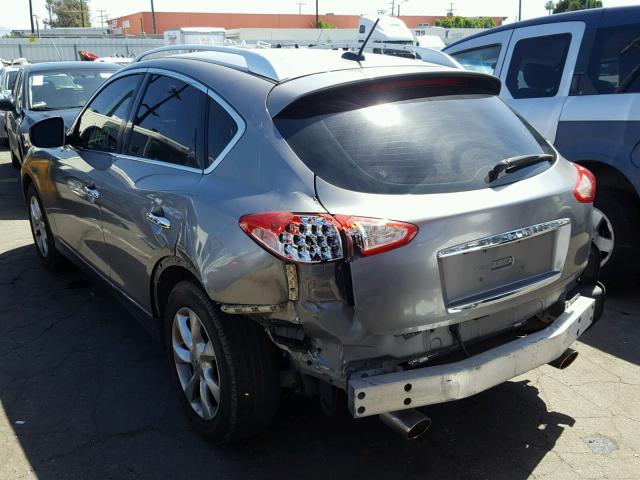 JNKAJ09E08M304111 - 2008 INFINITI EX35 BASE SILVER photo 3