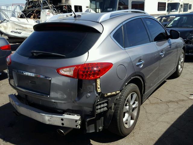 JNKAJ09E08M304111 - 2008 INFINITI EX35 BASE SILVER photo 4