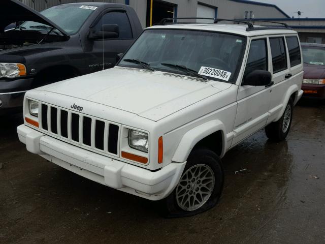 1J4FT78S5VL579664 - 1997 JEEP CHEROKEE C WHITE photo 2