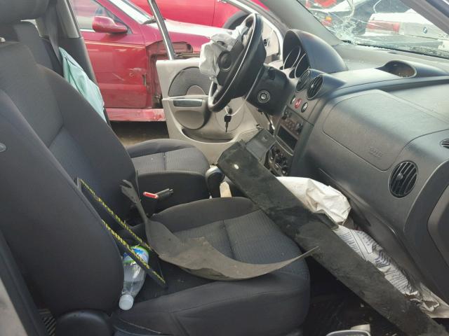 KL1TD66608B031630 - 2008 CHEVROLET AVEO BASE Gümüş fotoğraf 5